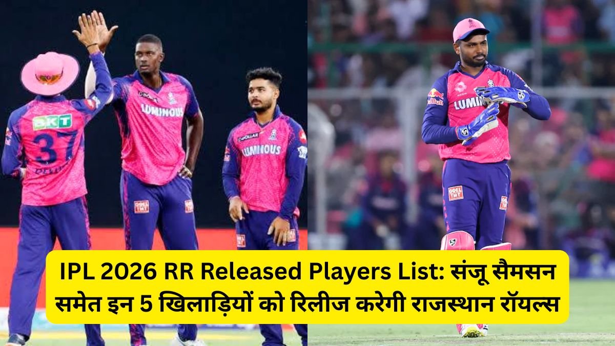 IPL 2026 RR Released Players List: संजू सैमसन समेत इन 5 खिलाड़ियों को रिलीज करेगी राजस्थान रॉयल्स, 2 विदेशी खिलाड़ी भी शामिल